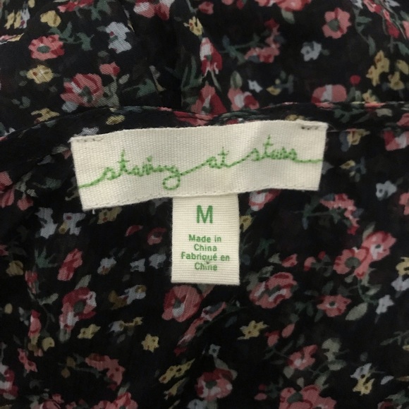 Urban Outfitters Staring At Stars Printed Spaghetti Strap Dress - Picture 7 of 7